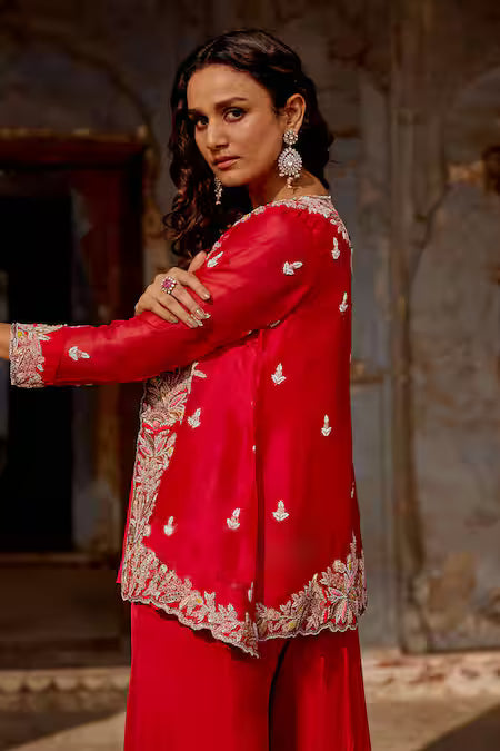 Zardozi Embroidered Kurta Set