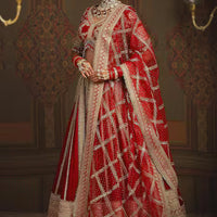 dori embroidered bridal lehenga set