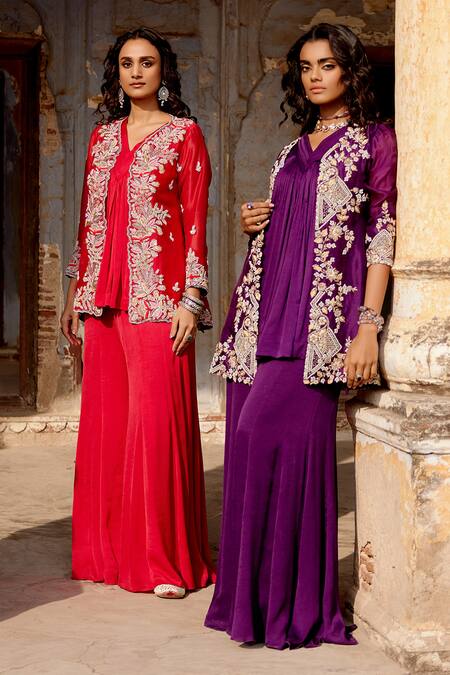 Zardozi Embroidered Kurta Set