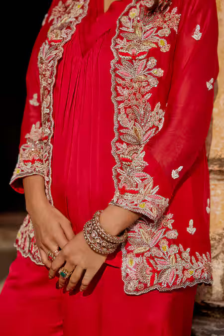 Zardozi Embroidered Kurta Set