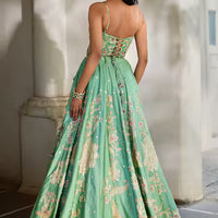 embroidered lehenga set