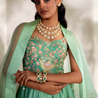 embroidered lehenga set