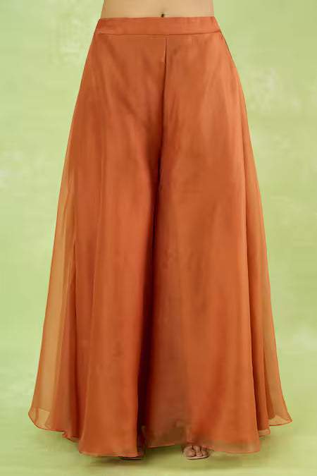 embroidered kurta sharara set