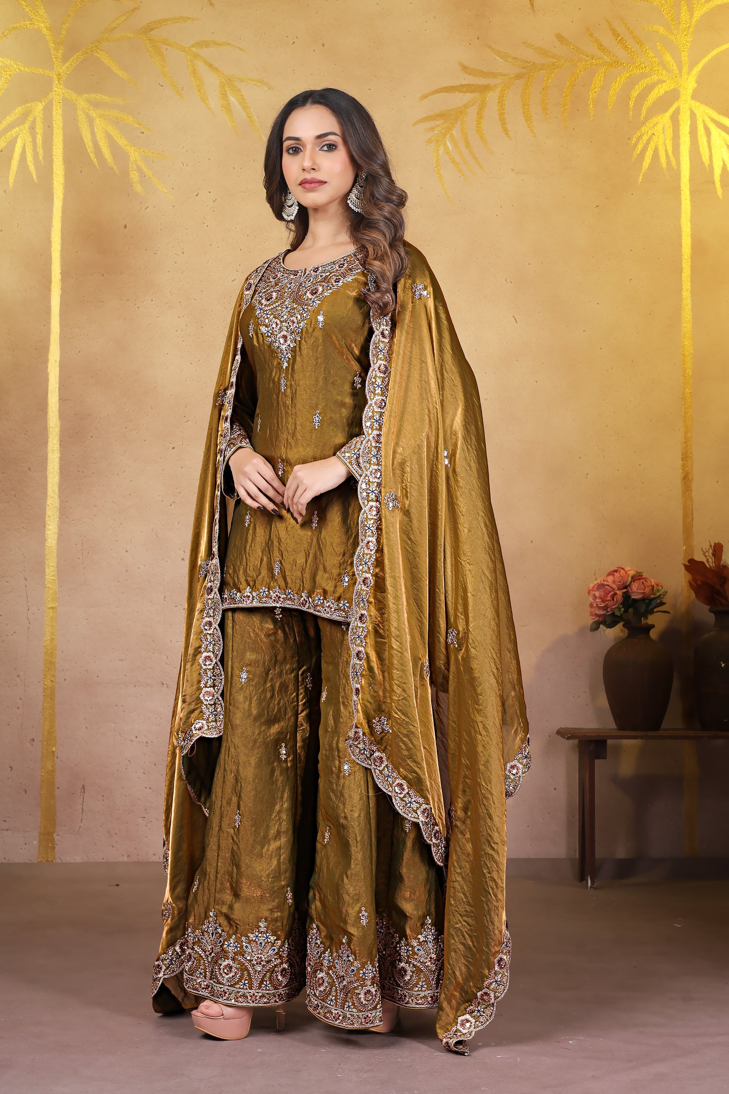 MEHNDI KURTA SET