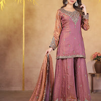 PURPLE KURTA SET