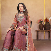 PURPLE KURTA SET